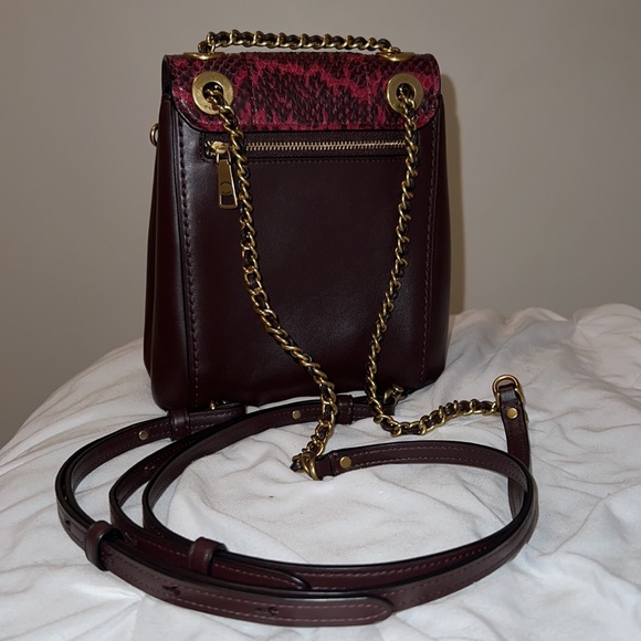 Coach backpack with snakeskin accent - Picture 3 of 13